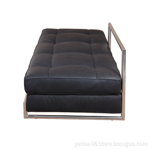 Modern detachable sofa bed Eileen Gray daybed leather composition sofa